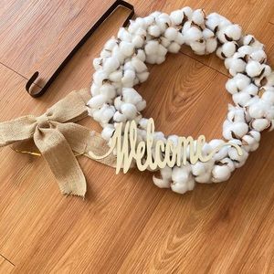 Cotton welcome Wreaths